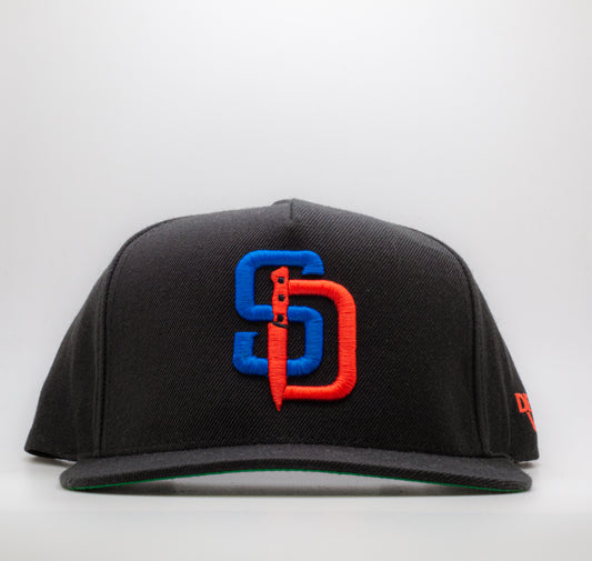 STAB DIEGO BLUE & RED SNAPBACK