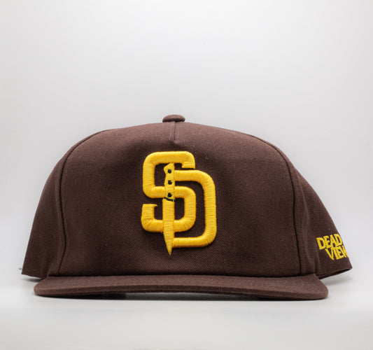 STAB DIEGO BROWN & GOLD SNAPBACK